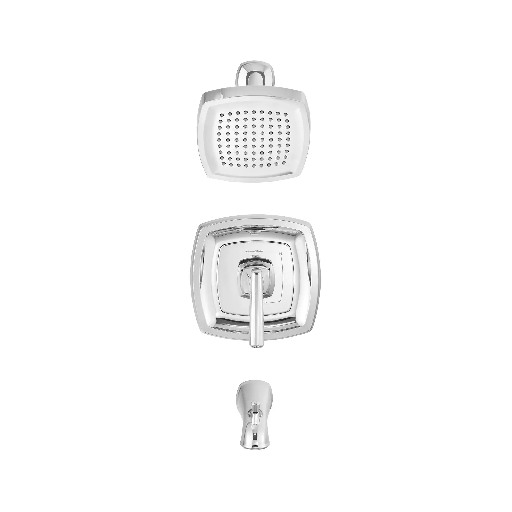 Edgemere® 2.5 gpm/9.5 L/min Tub and Shower Trim Kit With Showerhead, Double Ceramic Pressure Balance Cartridge With Lever Handle — image 1